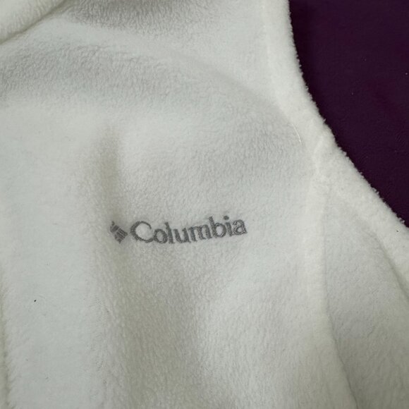 Columbia Women's Benton Springs Fleece Vest XS Petite Sea Salt - Like New! - Picture 4 of 13